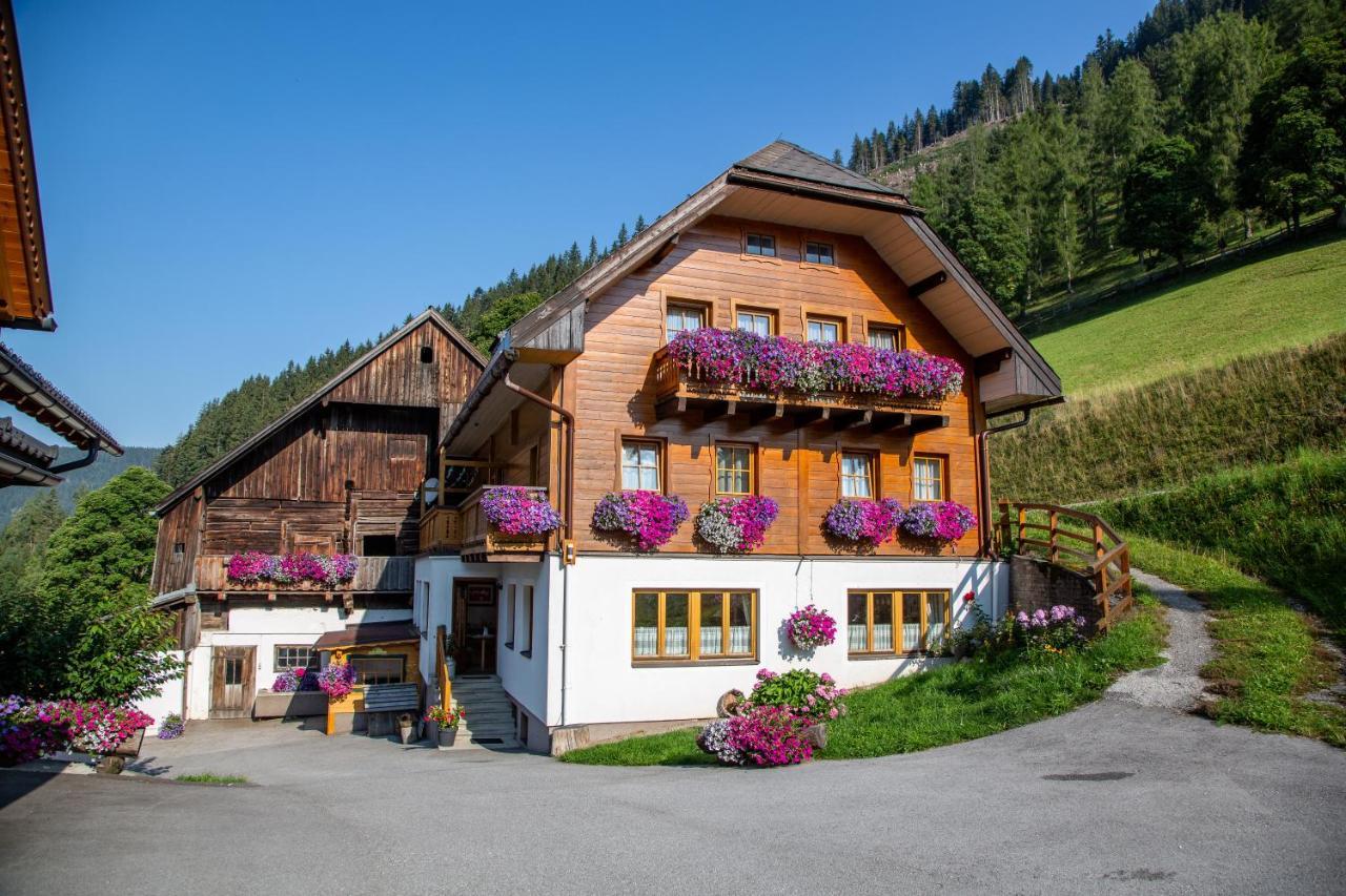 Hostal Bio-Bauernhof Grundlehnerhof Ramsau am Dachstein Exterior foto